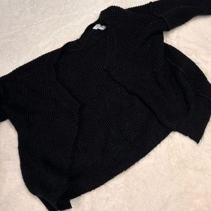 RUE 21 BLACK CARDIGAN
